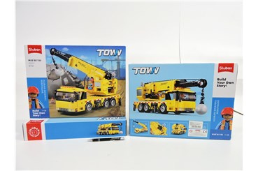 KLOCKI SLUBAN 293 el. BUDOWLANE, Dźwig burzący