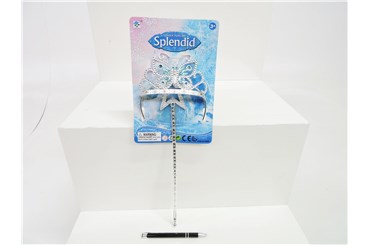 ROŻDŻKA I DIADEM DLA KSIĘŻNICZKI, 37x16 cm  blist.