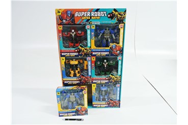 AST. ROBOT x 6,  pojazd, 19x19x6 cm,        displ.