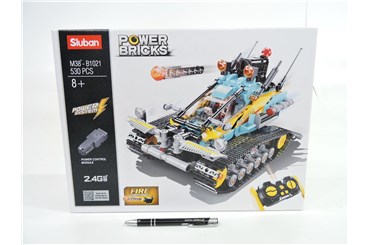 KLOCKI SLUBAN 530 el. R/C, Pojazd gąsienicowy