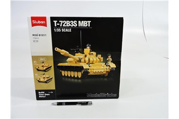 KLOCKI SLUBAN 770 el. WOJSKO, Czołg T-72B3S 1:35