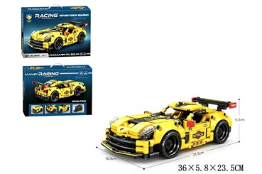 KLOCKI AUTO 324 el. zółty