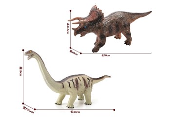 ZWIERZĘ DINOZAUR Z DŹWIĘKIEM 2 wz. gumowy