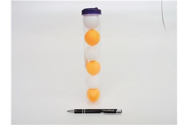 PIŁKI do tenisa stołowego, 6 szt., 2 kol.