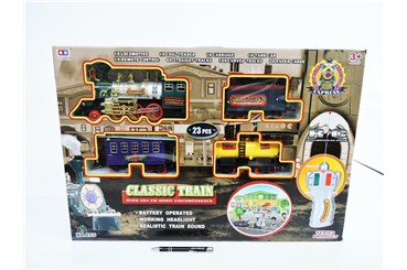 *KOLEJKA, na radio, 63x43x10 cm, 23 el.,     kart.