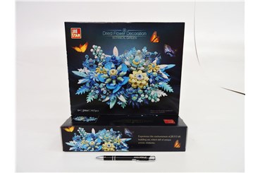 *KLOCKI SLUBAN 917 el., kwiaty DRIED FLOWER DECOR.