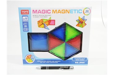 KLOCKI MAGNETYCZNE 30 el., 26x22x5 cm