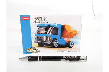 KLOCKI SLUBAN 44 el. KLUB MOTO, wywrotka