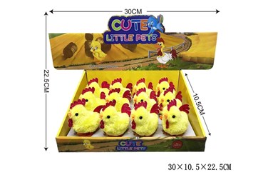 KOGUT x 12 nakręcany, 30x22,5x10,5 cm,    displ.