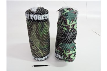 ZESTAW BOKSERSKI, 42 cm., moro,        sia.