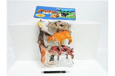 ZWIERZĘTA domowe, plast, kpl.6 szt.           fol.