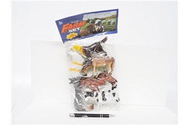 ZWIERZĘTA domowe, plast, kpl.6 szt.           fol.