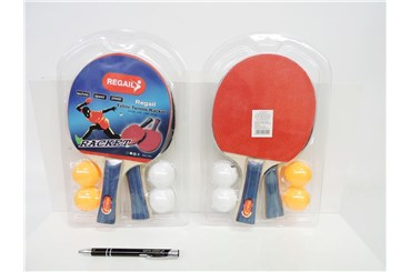 TENIS STOŁOWY, zest. z 4 piłkami,        blist