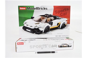 *KLOCKI SLUBAN 276 el., KLUB MOTO, Samochód sport.
