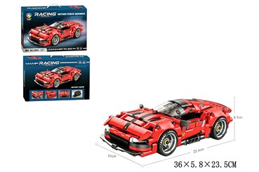 KLOCKI AUTO 339 el. czerwone