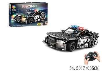 KLOCKI AUTO 352 el. policja na radio rc