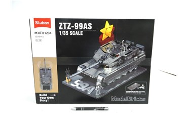*KLOCKI SLUBAN 1076 el. WOJSKO czołg ZTZ-99AS 1:35