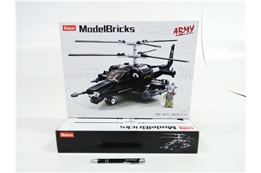 KLOCKI SLUBAN 330 el. WOJSKO, Helikopter