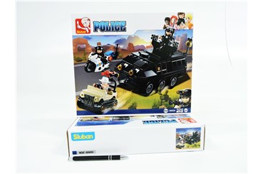 *KLOCKI SLUBAN, 324 el., POLICJA, Pościg