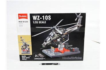 *KLOCKI SLUBAN 909 el. WOJSKO, helikopter WZ-10S