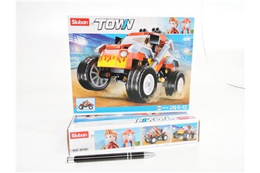 KLOCKI SLUBAN, 150 el., KLUB MOTO, Monster Truck