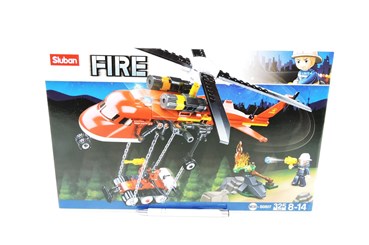 *KLOCKI SLUBAN 325 el. STRAŻ helikopter
