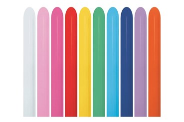 BALONY do modelowania pastel mix 100 szt 2"