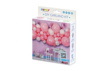 *GIRLANDA balonowa DIY Baby Pink 65 szt