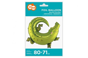 BALON foliowy Krokodyl 80x71 cm