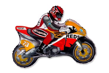 BALON foliowy 24'' Motor pomarańczowy