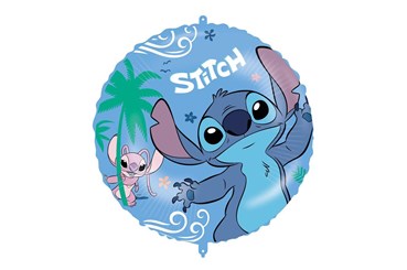 BALON foliowy, STITCH & ANGEL DISNEY, 46 cm