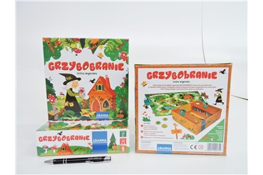 GRA GRZYBOBRANIE - leśna wyprawa, planszowa, 4+