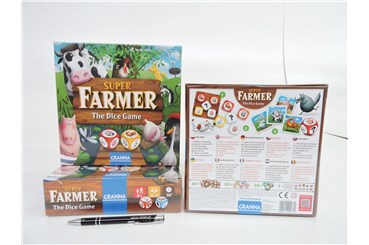 GRA SUPERFARMER, the dice game, planszowa, 6+