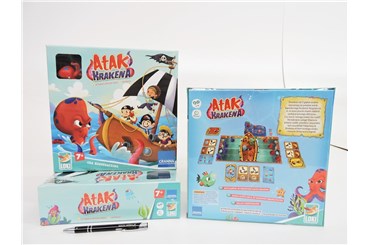 GRA ATAK KRAKENA, figurka, planszowa, 7+