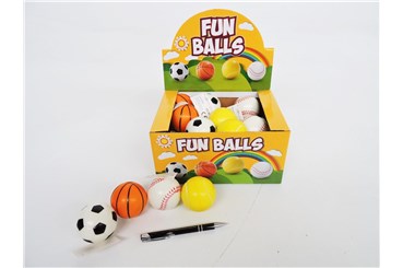 AST. PIŁKA 6,5 cm, sportowe 4 wz. displ