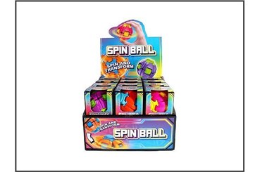 PIŁKA WIRUJĄCA SPIN BALL 6,5CM 4-KOLORY