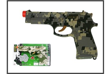 PISTOLET wojskowy, 19,5 cm, dźw.,    blist.