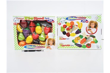 OWOCE KROJONE z deską, 20 el.  kart