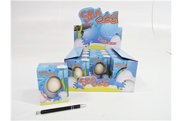 JAJKO x 12 ZWIERZ.MORSKIE 11cm, rosną/wykluw.displ