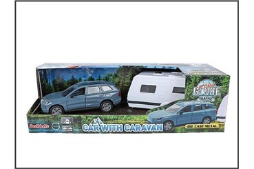 AUTO metal. VOLVO EX 90 Z PRZYCZEPĄ