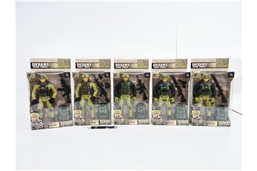 AST. ŻOŁNIERZ 22 cm z akc. 5 wz.,       kart.