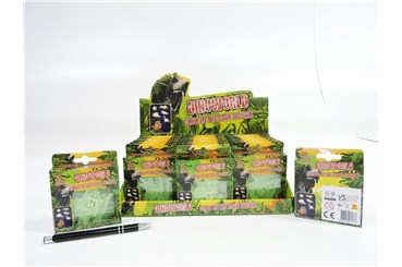 DINOZAURY x 24 świecące w ciemności, 24 el., displ