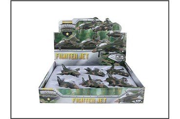 AST. SAMOLOT metal. militarny, 12-13,5 cm,  displ.