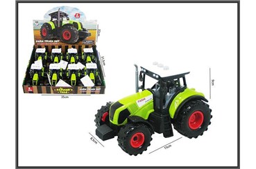 FARMA x 8 TRAKTOR, 12 cm, plast. św/dźw.     disp.