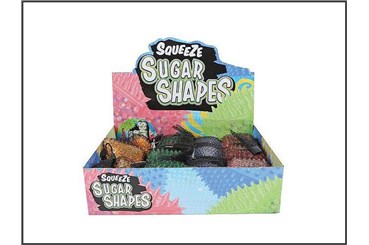 KSZTAŁTY x 12 CUKROWE DO ŚCISKANIA 6 cm