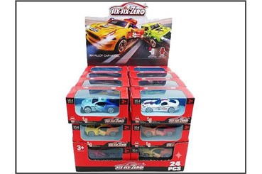 AUTKA x 24 SPORTOWE 8CM 4RODZ.  660-S195