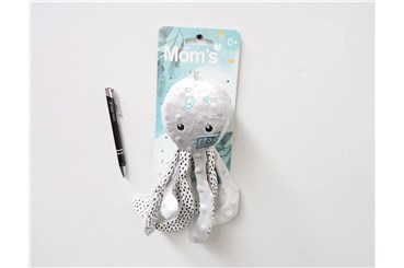 *ZAWIESZKA OŚMIORNICA TARI 9x28 cm szara  0+