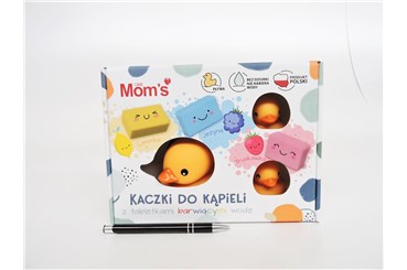 *KACZKI do kąpieli, z tab. barwiącymi wodę