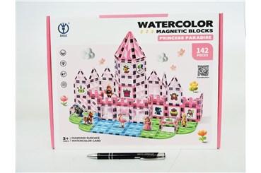 Klocki magnetyczne Zamek księżniczki 142 el., p...