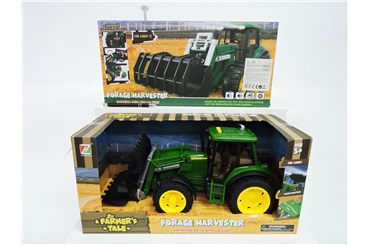 *FARMA TRAKTOR, plast, z łyżką, św/dźw, napęd